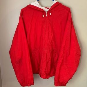 Vintage red windbreaker